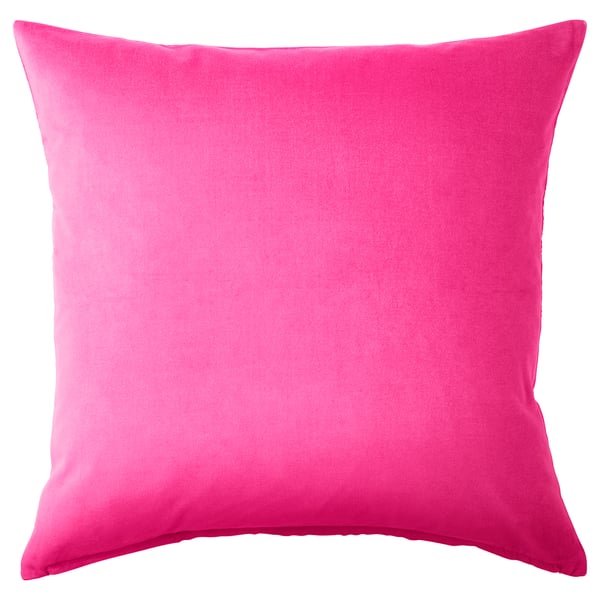 SANELA غطاء وسادة, وردي برّاق, 50x50 سم
