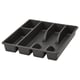 SMÄCKER صينية أدوات طعام, فحمي, 31x26 سم