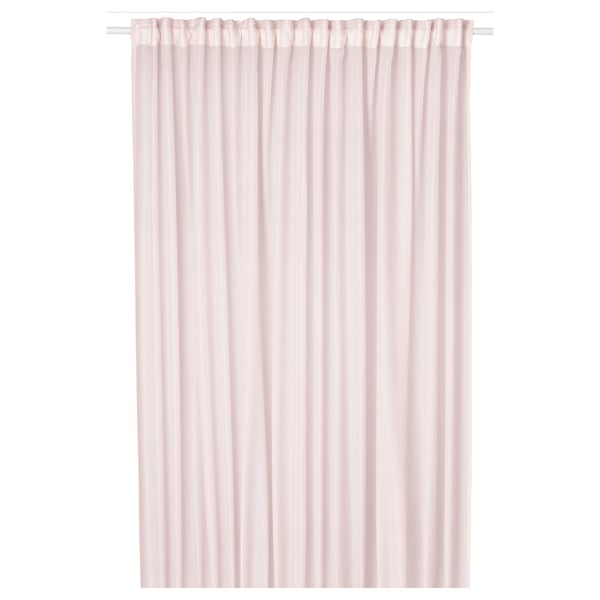 STENFRÖ ستارة شفافة، 1 قطعة, زهري/مع شريط ستارة, 300x300 سم