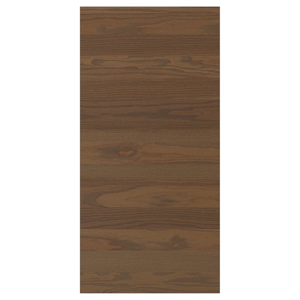 STENSTA لوح غطاء, بني غامق قشرة خشب الدردار, 39x80 سم