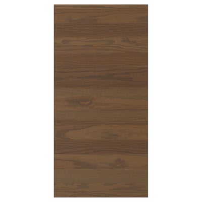 STENSTA لوح غطاء, بني غامق قشرة خشب الدردار, 39x80 سم