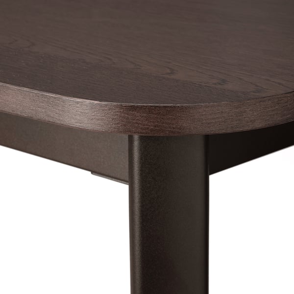 STRANDTORP طاولة قابلة للتمديد, بني, 150/205/260x95 سم