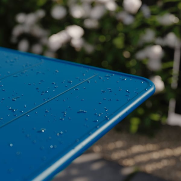 SUNDSÖ طاولة, أزرق غامق خارجي, 65x65 سم