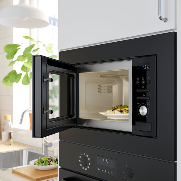 VÄRMD فرن مايكروويف, IKEA 300 أسود