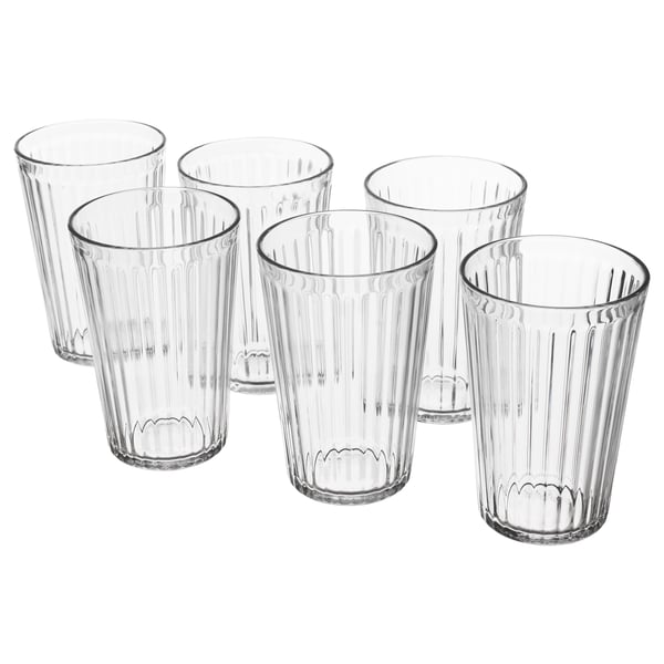 VARDAGEN كأس, زجاج شفاف, 43 سل