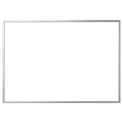 BJÖRKSTA grey frame, minimalist design, aluminium with recycled content, rectangular shape.