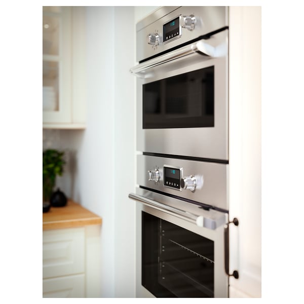 FORNEBY Microwave combi with forced air, stainless steel IKEA 500