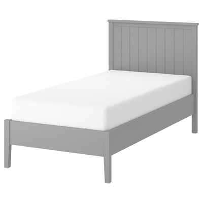 GULLABERG Bed frame, grey, 90x200 cm