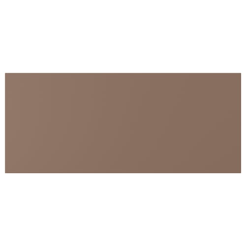 LAPPVIKEN drawer in warm grey-brown, rectangular, sleek design. Made of particleboard with paper foil.