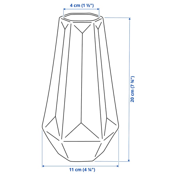 Illustration with measurements for the product: LIVSLÅNG.