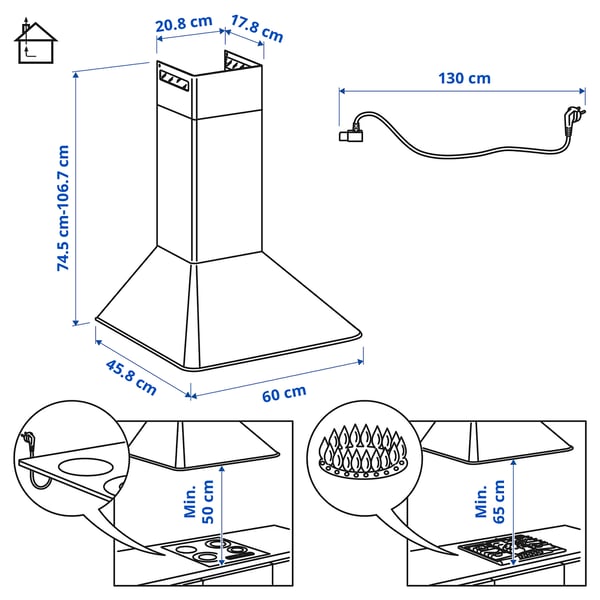 Illustration with measurements for the product: MATTRADITION.