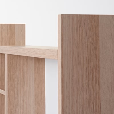 Corner wooden shelves, high-quality, stable supports