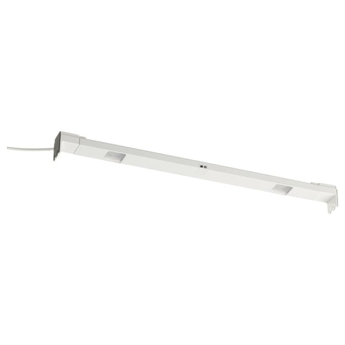 MITTLED strips, white, plastic & metal, slimline, corded, under-cabinet lighting.