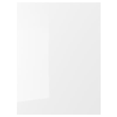 RINGHULT kitchen cabinet in white with glossy finish.