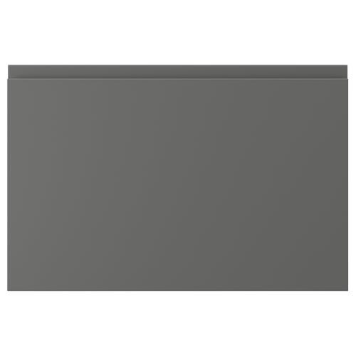 VOXTORP dark grey drawer, sleek, rectangular, minimalist design with smooth surface.