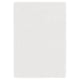 A white ALMTJÄRN bath mat. It is plush and rectangular, made from recycled polyester with a latex backing.