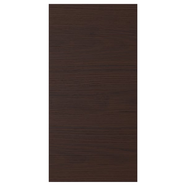 ASKERSUND dark brown wood pattern cabinet front, sleek, rectangular.