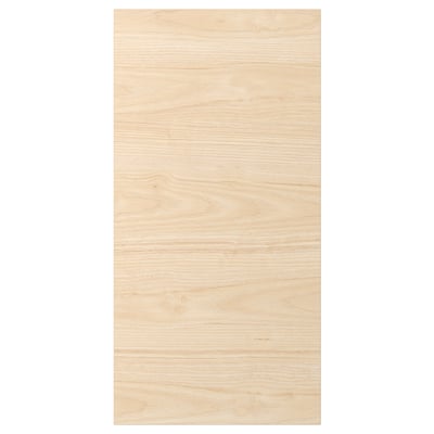 ASKERSUND light ash wood effect door, rectangular, melamine finish.