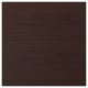 ASKERSUND dark brown wooden-looking tile, square, smooth texture, melamine surface.