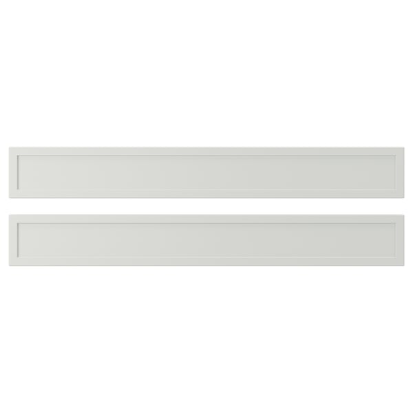 ASPUDDEN Drawer front, light grey, 75x10 cm