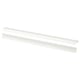 Two sleek white BILLSBRO handles, aluminium with powder coating, laid side by side.