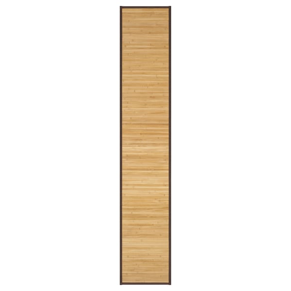 A vertical bamboo placemat called BLANGSLEV, featuring a dark edge.