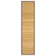 BLANGSLEV bamboo rug, natural, rectangular, single-color, bordered.