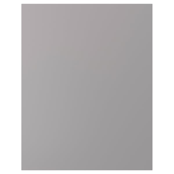 BODBYN soft grey cabinet door, smooth, rectangular, simple design.