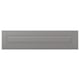 A grey BODBYN cabinet door with a bevelled panel design. The smooth, rectangular door is made of fibreboard with a lacquered finish.