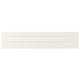 White BODBYN cabinet door with bevelled edges, smooth lacquer, and traditional design.
