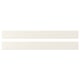 Two off-white BODBYN kitchen cabinet doors. Bevelled panels, flat shape, simple design.