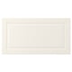 A BODBYN cabinet in off-white with a classic, bevelled panel design. The smooth, rectangular shape with clean lines offers a traditional look.