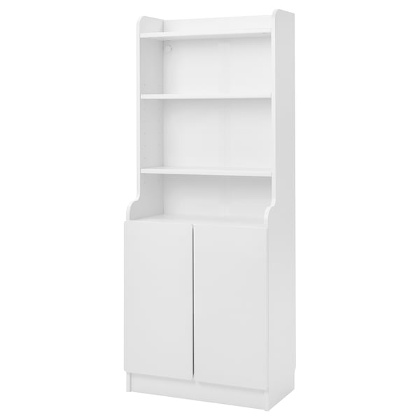 White DALRIPA bookcase with adjustable shelves for home or kids room storage.