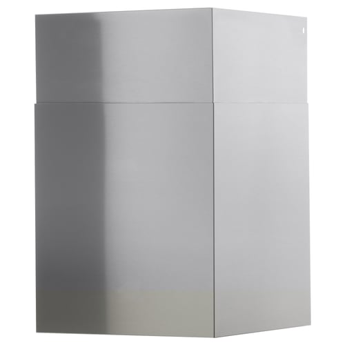Stainless steel square DRAGFRI box. Smooth surface, clean design.