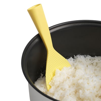 Cooking rice, clean counters.