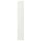 A white ENHET cabinet door. It is rectangular with a minimalist design, featuring a wide frame made of fibreboard and plastic foil.
