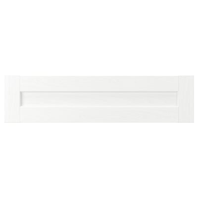 White ENKÖPING cabinet frame with subtle wood grain texture.