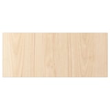 Light ash-textured wooden front panel, sleek and rectangular, part of the FÄNRIK series.