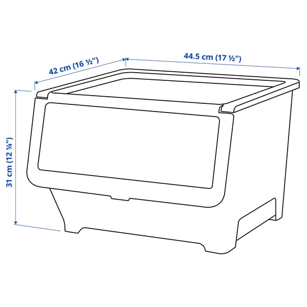 Illustration with measurements for the product: FIRRA.
