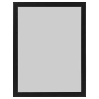 Black rectangular picture frame with simple design, suitable for wall or table.