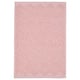 FJÄLLKATTFOT bath mat, pale pink, cotton, rectangle, textured pattern.