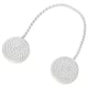 FÖNSTERBOMAL tie-backs, white, rope-style, circular magnets, decorative.