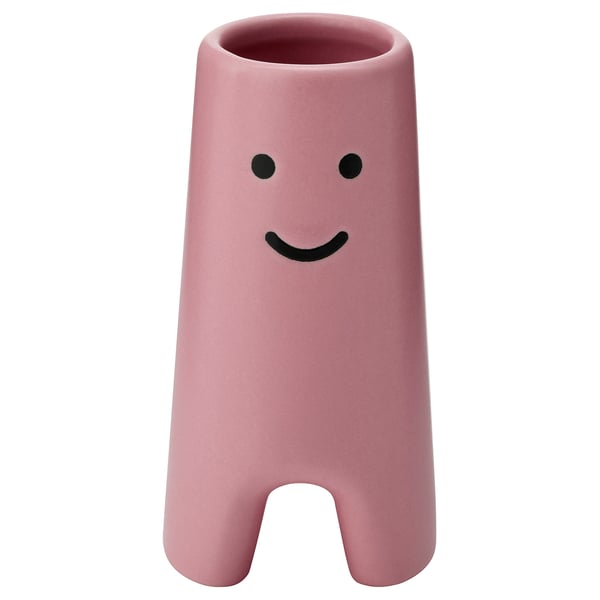 FRÖVÄXT Vase, pink, 10 cm