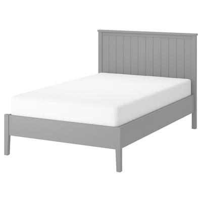 GULLABERG Bed frame, grey, 120x200 cm
