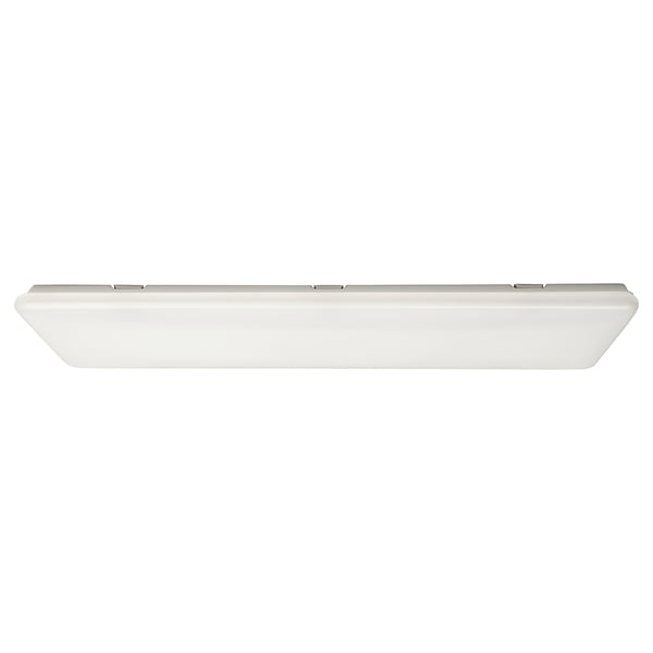 Flat, rectangular, white led light panel with smooth edges.
