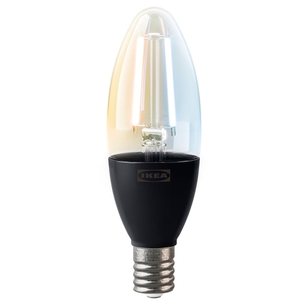 KAJPLATS LED bulb E17 440 lumen, smart white spectrum/clear glass