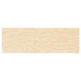 KALBÅDEN pine-style drawer front, warm natural finish, smooth foil, edge bands.