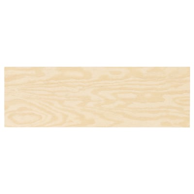 KALBÅDEN pine-style drawer front, warm natural finish, smooth foil, edge bands.