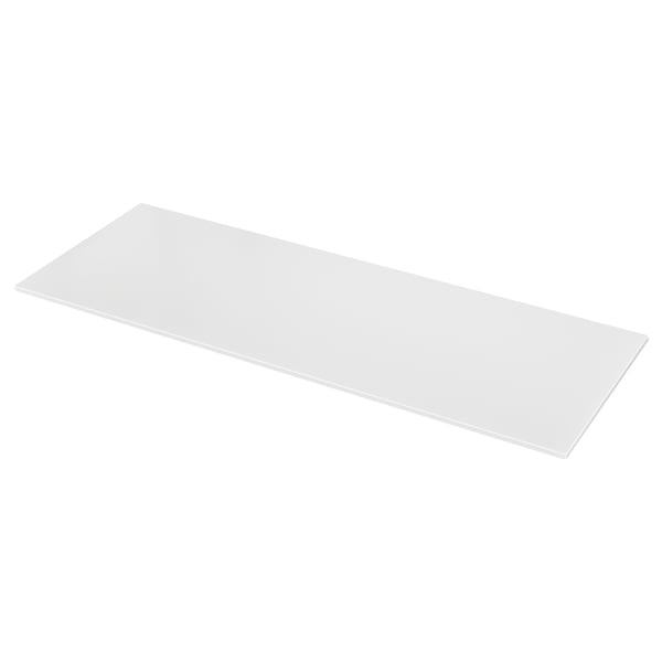 KASKER white quartz worktop, rectangular, smooth, sleek design.