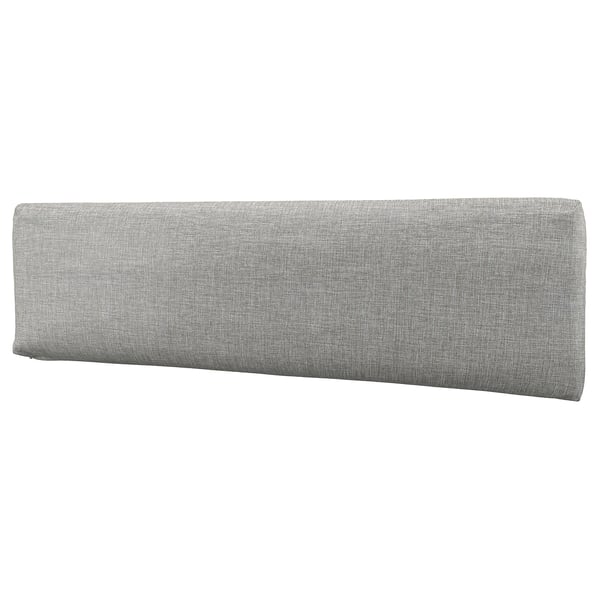 KLAGSHAMN grey mattress topper, rectangular, simple design.